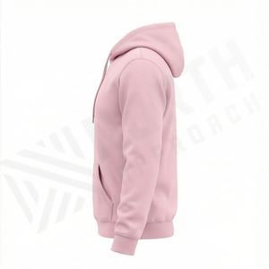 Sweat-shirts d'hiver légers 280 GSM en molleton de coton confortable unisexe, séchage rapide, respirants, vêtements décontractés tendance, fabrication usine - Product Image 3