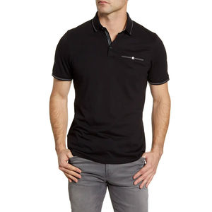 Camiseta Informal de Punto Texturizado para Hombre, Verano, Lona Transpirable, Moda para Exteriores, Estilo Moderno - Product Image 1