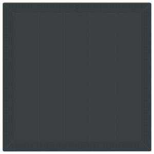 Ensemble de salle à manger de jardin 3 pièces en polypropylène anthracite - Product Image 2