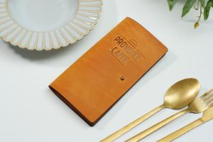 Porte-Comptes en Cuir Véritable Robuste pour Hôtels, Présentoir de Factures Premium pour Comptoirs de Bar, Bloc-Notes de Reçus LBH-0170 - Product Image 5