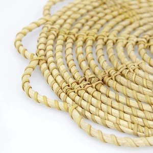 Handwoven Rattan Charger <b>Plate</b> Round Wicker Table <b>Mat</b> for Hotel Supply and Interior Decoration - Product Image 3