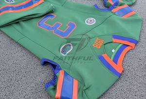 ชุดเสื้อฟุตบอลสีเขียว ปี 1978 แบบพิมพ์ลาย Sublimation สำหรับผู้ใหญ่ ผู้ชาย ระบายอากาศได้ดี ผลิตจากโพลีเอสเตอร์ ชุดยูนิฟอร์มสั่งทำได้ ยี่ห้อ Faithful Industry - Product Image 3