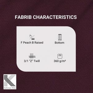 Pantalon en tissu sergé 3/1 en coton et élasthanne pour femme, couleur bordeaux, vente en gros, fabricant, 360 GSM, pantalon extensible lourd, personnalisé OEM ODM - Product Image 3
