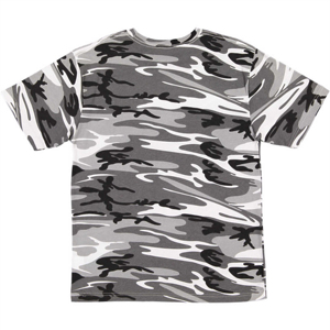 T-shirts tendance été camouflage Woodland 100% coton col rond manches courtes unisexe respirants pour hommes - Product Image 2