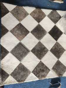 Natural Cowhide <b>Leather</b> Cushion <b>Cover</b> Pillow <b>Cover</b> Cow Hair on <b>Leather</b> Cushion <b>Cover</b> - Product Image 3