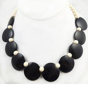 Handcrafted Resin Angel Style Jewelry Necklaces with Antique Finishes Dual Tone Floral Patterns Party Accessory - Product Image 1