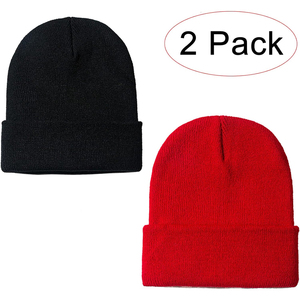 Wholesale Knit Beanie Hat Ribbed <b>Winter</b> <b>Cap</b> Unisex Soft Warm Stretch Plain Skull <b>Cap</b> Custom Logo Supplier - Product Image 2
