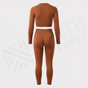 Ropa Deportiva Personalizada, Conjunto de Yoga para Mujer, Ropa de Gimnasio, Ropa Deportiva Premium al por Mayor, Colores Personalizados - Product Image 2