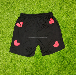 กางเกงขาสั้นลำลองของผู้หญิงผ้าฝ้ายบางทรงหลวมตกแต่งแนวสตรีท2024แฟชั่นบริสุทธิ์ย้อนยุค - Product Image 3