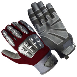 ถุงมือช่างกันกระแทกหนังสังเคราะห์พรีเมียม Amara เคลือบยางลาเท็กซ์คุณภาพสูง ป้องกันอุบัตภัยในงานอุตสาหกรรม ข้อมือนีโอพรีน 11 ออนซ์ - Product Image 4