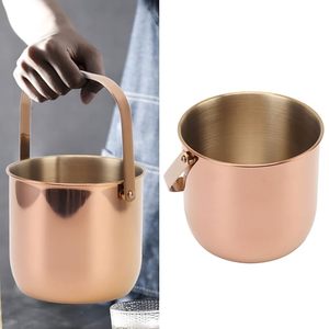 ถังแช่ไวน์และค็อกเทลสแตนเลสสตีลสองชั้นเก็บความเย็น ขนาดใหญ่ สีโรสโกลด์ สำหรับขายส่ง OEM ระดับพรีเมียม - Product Image 2