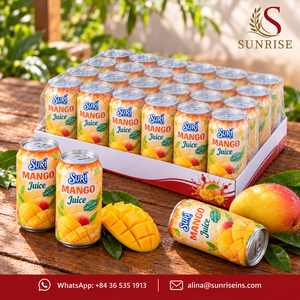 Jus de mangue SURI 330ml en conserve, boisson aux fruits prête à boire, en provenance du Vietnam - Product Image 5