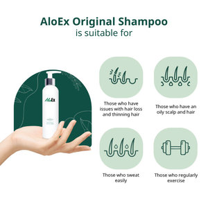 Shampooing Bio Anti-Pelliculaire 2-en-1 Cheveux Gras Rafraîchissant Hydratant Lissant Nourrissant Prévention Chute de Cheveux - Product Image 3