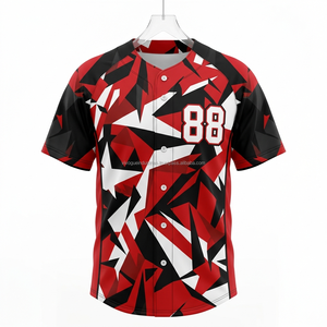 Premium Embroidery <b>Baseball</b> Uniforms 100% Polyester Dry Fit Sports Jerseys <b>Baseball</b> Embroidered Sublimation Jerseys - Product Image 4