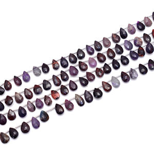 Lot en gros de pierres précieuses naturelles de Sugilite marron facettées en forme de poire, qualité supérieure, pour la fabrication de bijoux, colliers et bracelets - Product Image 2