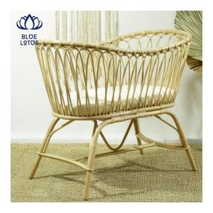 Cuna de Ratán para Bebé MOST WANTED 2026, Estructura Segura y Duradera para un Sueño Tranquilo y un Balanceo Suave para una Relajación Delicada - Product Image 1