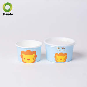 Vasos de 50 ml de Doble Pared Ecológicos para Helado y Yogur, con Tapas y Cucharas, Impresión Personalizada, Venta al Por Mayor - Product Image 4