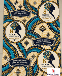 Tissu en coton imprimé africain Ankara pour la mode féminine, fabricant OEM ODM sur mesure, fournisseur en gros - Product Image 1