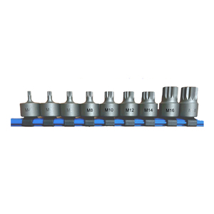 ITA Tools 9pcs 3/8" X25mm <b>Spline</b>-<b>bit</b> Socket Low Profile DIY S2 Material OEM ODM Phosphate Zinc Finish - Product Image 2