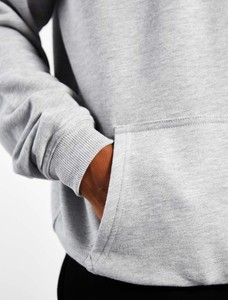 Sudadera con Capucha Extra Grande para Hombre, Color Sólido, Felpa de Algodón, Estilo Casual Otoñal, Corte Regular, Diseño con Bolsillos - Product Image 5