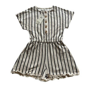 Mono para Niñas, Mono de Manga Corta Tejido, Ecológico, Transpirable, Mono de Verano - Product Image 1