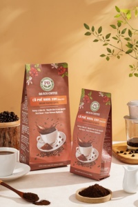 ผู้จัดจำหน่ายกาแฟ QQ ขายส่งส่งออก กาแฟโรบัสต้า 100% คั่วกลาง รสชาติกลมกล่อม กาแฟบดละเอียด พรีเมียมเกรด 18 เดือน - Product Image 3