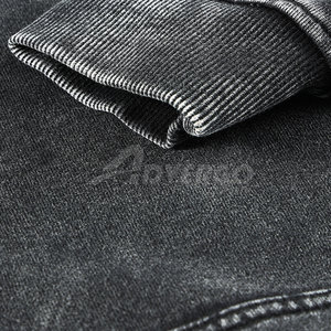 Vente directe d'usine, prix de gros, sweats à capuche délavés pour hommes, design de logo personnalisé, sweats à capuche délavés pour hommes - Product Image 5