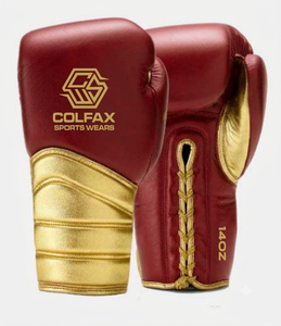 Gants de boxe MMA professionnels en cuir avec logo personnalisé 14 oz, gants d'entraînement Sanda, gants de boxe légers à doigts entiers, fabriqués à la main - Product Image 2