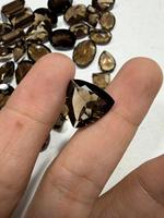 B U GEMS Cuarzo Ahumado Marrón Natural, Corte Esmeralda, Piedra Preciosa Suelta para Joyería, 10x14-13x18mm, 5-8 Quilates