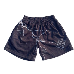 กางเกงขาสั้นผ้าตาข่ายไม่ทอคุณภาพสูงสำหรับผู้ชาย |   ชุดออกกำลังกายแห้งเร็ว ระบายอากาศได้ดี มีกระเป๋า |   ชุดกีฬา - Product Image 1