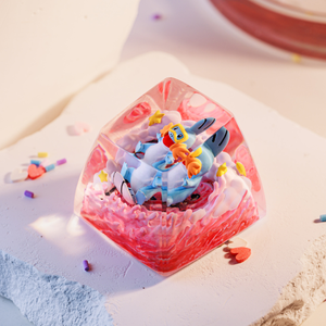 Teclas Artesanales Bosque Místico, Teclas Artesanales Personalizadas, Teclas Anime Lindas, Teclas Verdes, Juego de Teclas, Teclas de Madera - Product Image 5