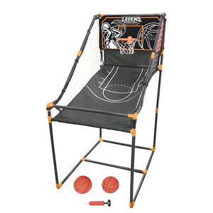 Single Shot Sport Arcade Equipo de baloncesto Deportes en casa Máquina de juego de tiro de baloncesto plegable - Product Image 1