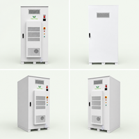 Système de stockage d'énergie solaire hybride 100 kW 200 kW, kit complet avec batterie LiFePO4 pour alimentation hors réseau/dans le réseau des usines