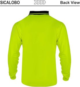 เสื้อยืดแขนยาวสะท้อนแสงคุณภาพสูงสำหรับงานก่อสร้าง  สำหรับผู้ชาย - Product Image 5