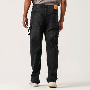 Jeans Innovears personnalisés pour hommes, déchirés, délavés, coupe large, style décontracté, imperméables, écologiques, tendance hiver-printemps, style hip-hop - Product Image 6