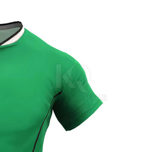 Ensemble d'uniformes de rugby personnalisés pour hommes, maillot à manches courtes respirant et léger de haute qualité, short assorti, parfait pour l'entraînement en équipe - Product Image 5