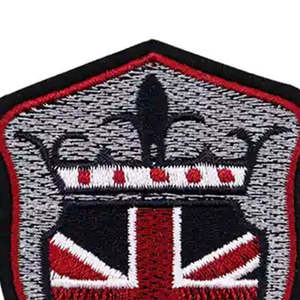 High Quality Embroidery <b>Patch</b> Custom Logo Sew On Iron On Embroidered <b>Patches</b> for Jackets Jeans Hats <b>Backpacks</b> Clothing Wholesale - Product Image 2