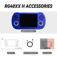 Console de jeu portable RG40XX H avec carte TF 64G, processeur H700, multimédia, jeux rétro Anbernic, plus de 5000 jeux, émulateur classique