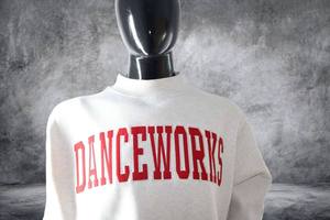 เสื้อสเวตเชิ้ตคอเต่าผู้หญิงแบบสั่งทำพิเศษจาก Dance Works ผ้าฝ้ายฟลีซทรงโอเวอร์ไซส์ สวมใส่สบายๆ ผลิตโดย OEM - Product Image 3