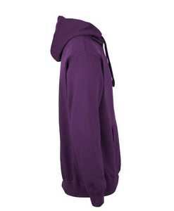 Sweat-shirt à capuche pour homme, violet, 100% coton molletonné, coupe classique, pull décontracté avec poche avant, vêtement d'automne - Product Image 3
