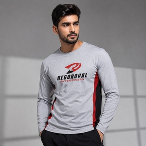 Camiseta de manga larga para hombre, de algodón transpirable, corte moderno, estilo cómodo para el día a día, suave y versátil. - Product Image 4