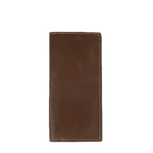 Portefeuille de voyage de luxe en cuir véritable marron, porte-passeport double fin, organiseur, étui de protection pour billets et documents - Product Image 4