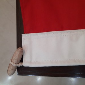 Bandera de Tela Roja Personalizada con Dragón Bordado en Algodón para Eventos Deportivos y Actividades de Equipo - Product Image 2