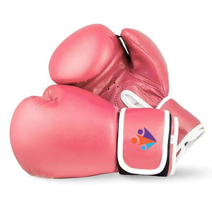 Gants de boxe respirants sur mesure à marque privée, ajustables avec fermeture, en cuir véritable, pour l'entraînement en extérieur pour adultes - Product Image 1
