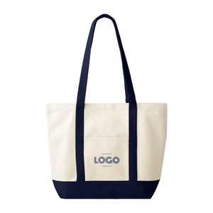 Custom Logo Size Printed Eco Friendly Recycled Reusable Cotton <b>Canvas</b> Grocery Shopping Tote <b>Bag</b> Recyclable Retail <b>Bag</b> - Product Image 4