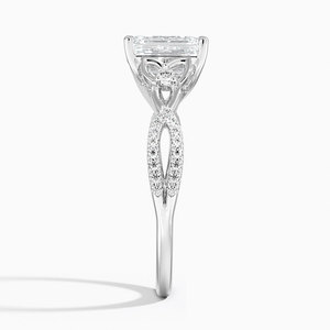 BOJ <b>Ring</b> 0120 <b>Emerald</b> Cut 925 <b>Silver</b> Prong Setting Solitaire Diamond <b>Ring</b> 2ct D Color VVS1 Moissanite GRA Certified - Product Image 3