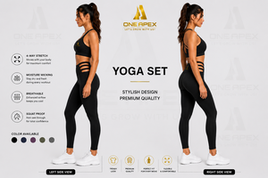 Ensemble de yoga pour femmes, tenue de sport, ensemble de vêtements de fitness, soutien-gorge de sport, leggings, vêtements de sport, fabricant de vêtements de sport pour femmes, vêtements d'entraînement personnalisés - Product Image 4