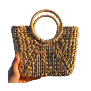 Fourre-tout élégant fait à la main en jacinthe d'eau-Sacs à main d'été en gros à bas prix-Du Viet Nam - Product Image 1