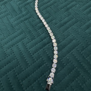 Pulsera de Diamantes Redondos Cultivados en Laboratorio de 27.08 CT, Certificada por IGI, Oro Sólido de 14K, Joyería Fina de Lujo para Mujer, Aniversario - Product Image 5