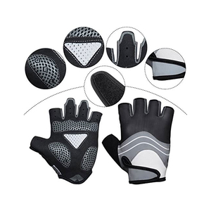 Guantes Deportivos Transpirables Antideslizantes de Medio Dedo para Gimnasio, Fitness, Levantamiento de Pesas, Motocross y Ciclismo - Unisex, Servicio OEM Personalizado - Product Image 3